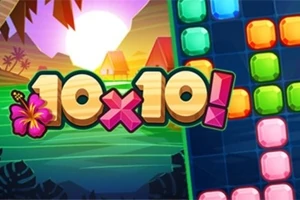 Színes, négyzet alakú blokkok és egy 10x10!