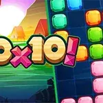 Színes, négyzet alakú blokkok és egy 10x10!