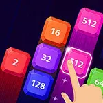 Színes, számozott blokkok különböző értékekkel, egy kéz mutatóujjal a 512 jelzésű blokkra mutat