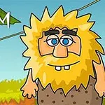 Rajzfilmszerű, szőke szakállas férfi karakter mosolyog egy fákkal teli háttér előtt, mellette Adam and Eve 2 felirat látható