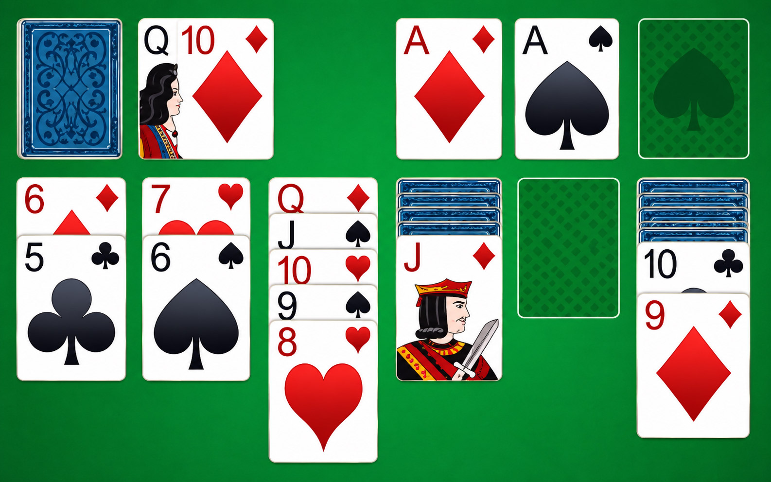 Amazing Klondike Solitaire 🕹️ Játssz ingyen - Play123