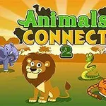 Egy oroszlán, elefánt, zebra, kígyó és tigris állatok a háttérben naplementével