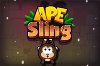 APE Sling egy arcade játék, ahol az APE karaktert kell eljuttatni a pálya