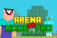 Üdvözlünk a Noob vs Pro: Valós Idejű Többjátékos Csata Arénában!