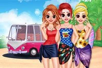 Besties aranyos nyaralást tervez az aranyos játékban, Besties Summer Vacation