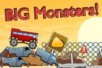 Ebben a nagyszerű HTML5 játékban, a Big Monstersben, egy monster truckot