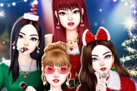 Ha szereted a Black Pinket, a Black Pink Christmas Concert Dress Up játék
