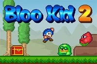 Bloo Kid 2 egy 2D platformer retro stílussal és pixel grafikával