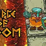 Egy páncélos törpe karakter áll egy kőhídon, mellette lángoló háttérrel és a Bridge of Doom felirattal