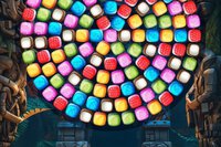 Élvezd a színes robbanásokat a Bubble Shooter Candy Wheel Level Pack