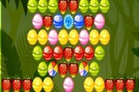 Bubble Shooter Fruits Candies egy klasszikus buboréklövő játék új