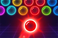 Bubble Shooter Neon élénk neon színekben pompázik és izgalmas