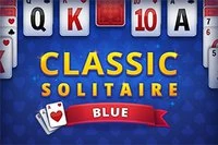A Classic Solitaire Blue klasszikus kártyajáték modern, elegáns