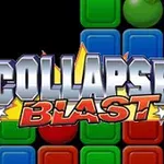 Színes téglalapok és négyzetek háttere előtt nagy betűkkel a COLLAPSE!