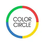 Színes kör négy szakaszra osztva (zöld, piros, sárga, kék), középen COLOR CIRCLE felirattal