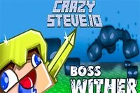 Crazy Steve io játék gyors és szórakoztató harcokra készült