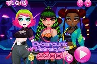 Különböző országok hercegnői gyűltek össze egy trendi Cyberpunk