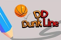 DD Dunk Line egy sport arcade játék érdekes ötlettel