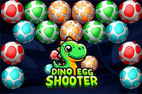 Dino Egg Shooter egy szórakoztató játék színes őskori világban