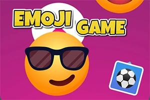 Mosolygó emoji napszemüvegben, mellette egy focilabda ikon, háttérben élénk rózsaszín színnel