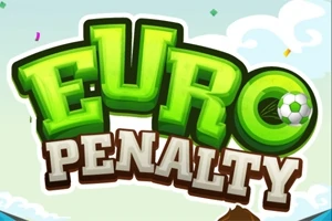 A képen zöld betűvel kiemelt EURO Penalty felirat látható, a betűk mellett egy kis labdával