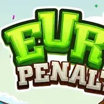 A képen zöld betűvel kiemelt EURO Penalty felirat látható, a betűk mellett egy kis labdával