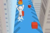 Fall Race 3D izgalmas futó-és ügyességi játék
