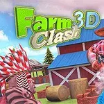 Egy izmos férfi cowboy kalapban fegyvert tart, miközben egy indián jelmezbe öltözött személy felé céloz egy piros pajta előtt