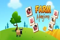 Párosítsd össze az összes hasonló csempét a Farm Mahjong játékban