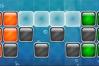 Gyűjtsd össze az összes csillagot a Tetris alakú blokkok gyors elhelyezésével!