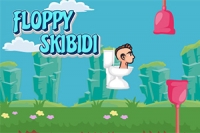 A kemény arcade játékban, a Floppy Skibidi-ben, egy repülő vécét