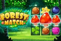 Forest Match egy színes hármas játék fiataloknak és időseknek