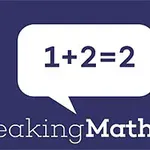 Sötét háttér előtt egy fehér beszédbuborék látható, amelyben az 1+2=2 matematikai egyenlet szerepel, alul pedig a Freaking Math felirat