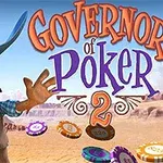 Egy rajzfilmfigurás cowboy kék kalapban kártyalapokat tart a kezében, mellette pókerzsetonok hevernek, mögötte sivatagi táj látható