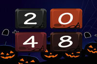 Halloween 2048 egy laza, látványos grafikájú puzzlejáték