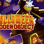 Halloween-témájú grafika tökökkel, szellemekkel, boszorkány kalapokkal és egy kísérteties kastély sziluettjével