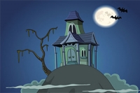 Haunted House Hidden Ghost ingyenes online ügyességi és keresős játék