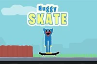 Segíts Huggy-nak, a kék rémisztő, de aranyos szörnynek a gördeszkás
