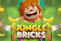 Jungle Bricks HTML5 játék, amiben a számos blokkokra kell célozni