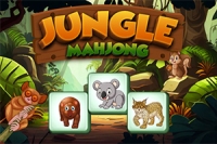 Jungle Mahjong csempepárosító játék