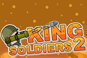 Katona sisakban rakétavetővel, a háttérben a King Soldiers 2 felirat