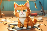 Mad Cat azért van itt, hogy feldobja a napodat egy kis csintalansággal!