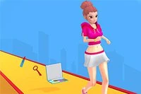 Makeover Run egy szórakoztató parkour játék