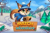 Csatlakozz Gemmy-hez, a mókushoz, egy izgalmas utazáson a Match Adventure-ben