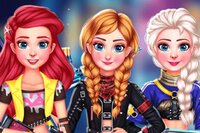 Anna, Elsa, Hófehérke és Ariel hercegnők FF játékról szólnak