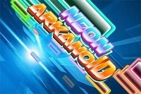 Szórakoztató Arkanoid játék neon stílusban