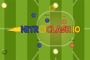 Zöld focipálya háttérrel, középen NitroClash