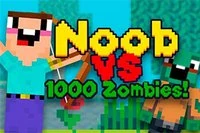 Üdvözöljük a Noob Vs 1000 Zombies játékban!