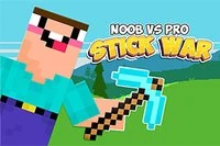 Noob vs Pro: Stick War - Harci stratégiai 2D játék Noobokkal