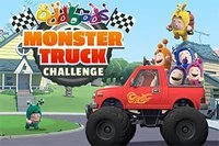 Irányítsd az Oddbods monster truckodat a zászlóhoz
